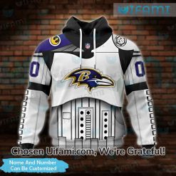 Custom Mens Baltimore Ravens Hoodie 3D Impressive Star Wars Ravens Gift