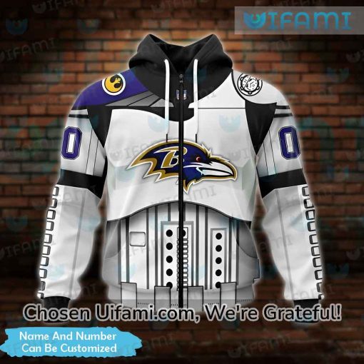 Custom Mens Baltimore Ravens Hoodie 3D Impressive Star Wars Ravens Gift