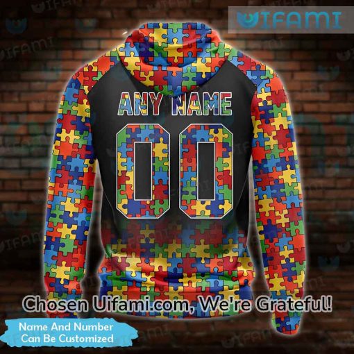 Custom Mens Cincinnati Bengals Hoodie 3D New Autism Bengals Christmas Gifts