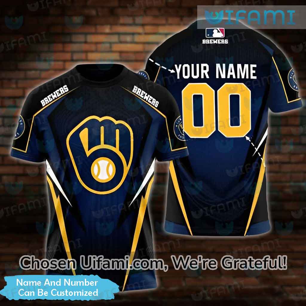 Custom Milwaukee Brewers Womens Shirt 3D Best Brewers Gift - Personalized  Gifts: Family, Sports, Occasions, Trending