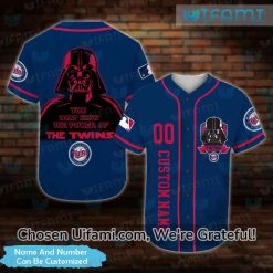 Custom Minnesota Twins Jersey Best-selling Darth Vader Twins Baseball Gifts