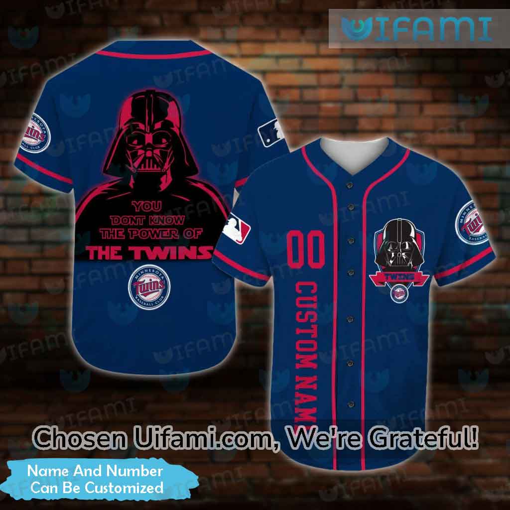 Custom Minnesota Twins Jersey Best-selling Darth Vader Twins Baseball Gifts  - Personalized Gifts: Family, Sports, Occasions, Trending