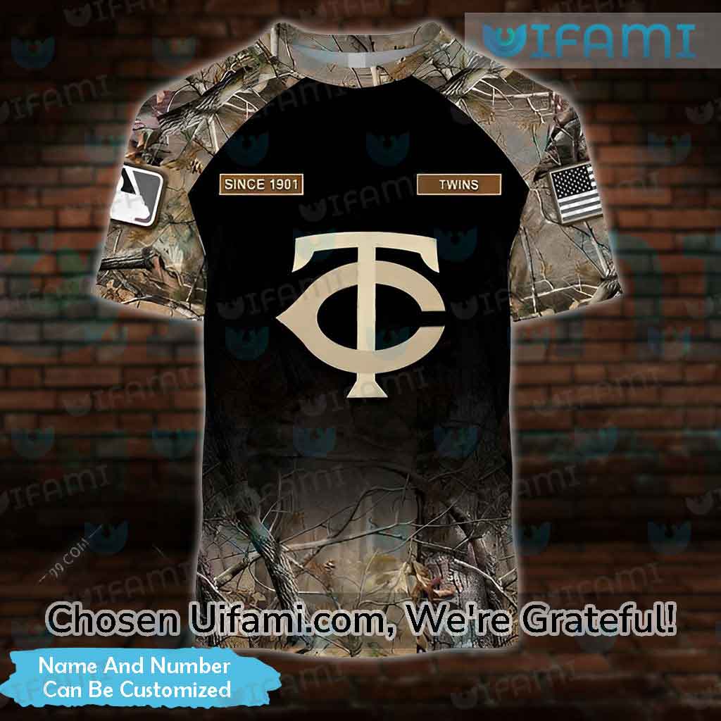 Custom Minnesota Twins T-Shirt 3D Magnificent Hunting Camo MN Twins Gifts -  Personalized Gifts: Family, Sports, Occasions, Trending