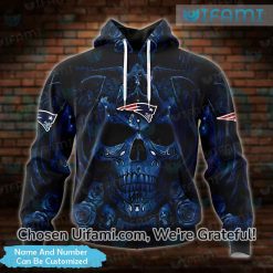 Custom New England Patriots Hoodie Mens 3D Grim Reaper Unique Patriots Gifts