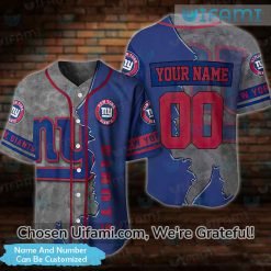 Custom New York Giants Baseball Shirt Exquisite NY Giants Gifts For Him