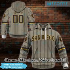 Custom Padres Brown Hoodie 3D Useful San Diego Padres Gift 1