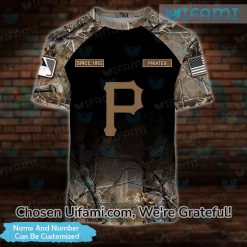Custom Pittsburgh Pirate Shirts For Mens 3D Hunting Camo Pittsburgh Pirates Gift