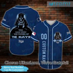 Custom Rays Baseball Jersey Greatest Darth Vader Tampa Bay Rays Gift