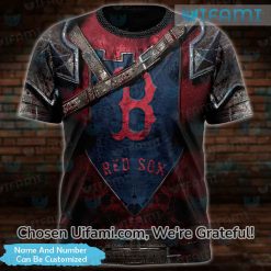 Custom Red Sox Shirt 3D Colorful Boston Red Sox Gift Best selling
