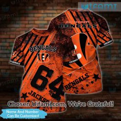Custom Retro Bengals Shirt 3D Unforgettable Cincinnati Bengals Gift