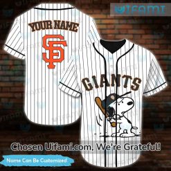 Custom SF Giants Jersey Snoopy San Francisco Giants Gift