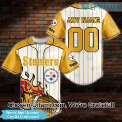 Custom Steelers Baseball Jersey Breathtaking Pittsburgh Steelers Gifts For Him