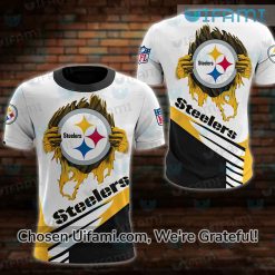 Custom Steelers T-Shirt Vintage 3D Captivating Pittsburgh Steelers Gift