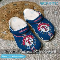 Custom Texas Rangers Crocs Wondrous Gifts For Texas Rangers Fans
