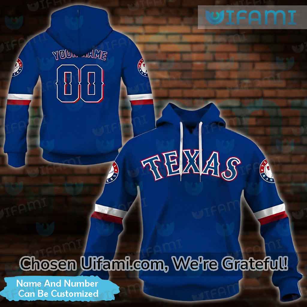 Custom Texas Rangers Hoodie 3D Surprising Texas Rangers Baseball Gifts ...