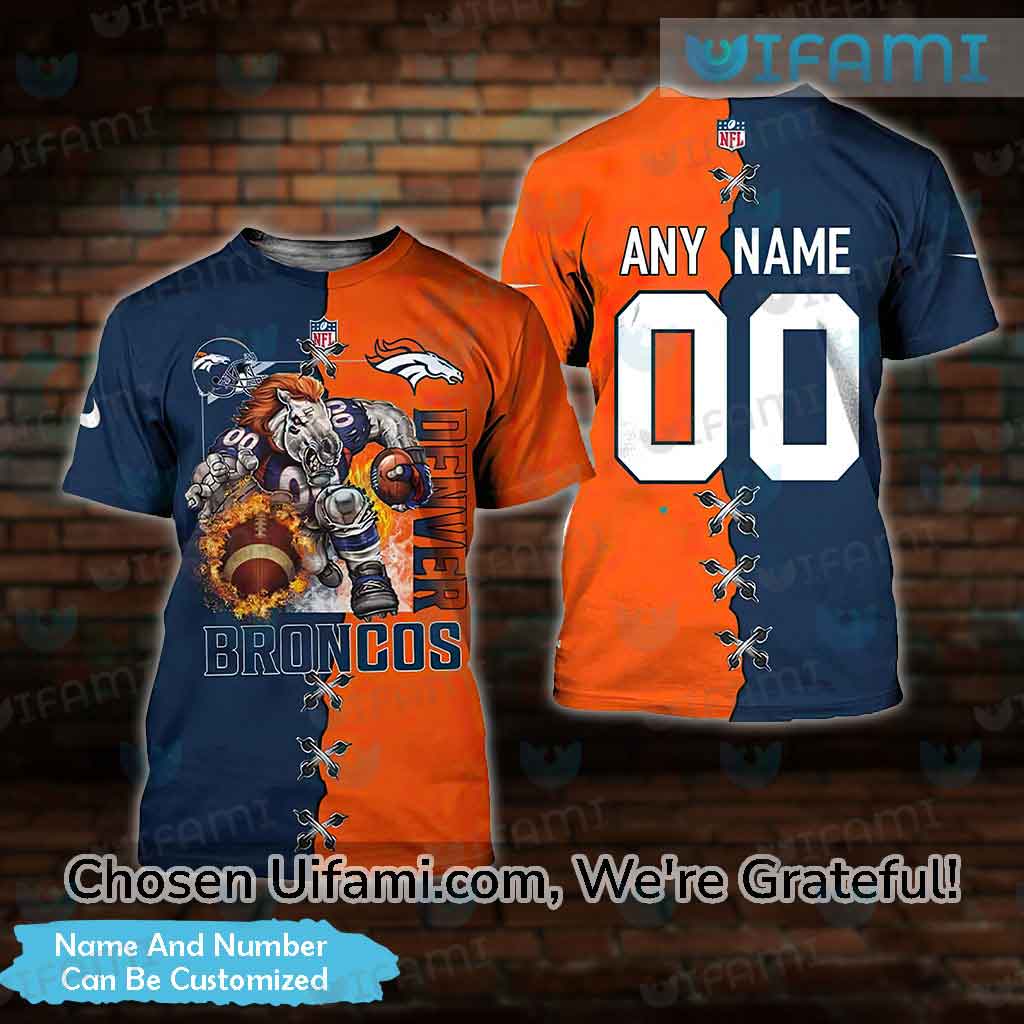 Custom Vintage Broncos Shirt 3D Mascot Denver Broncos Father's Day Gift -  Personalized Gifts: Family, Sports, Occasions, Trending
