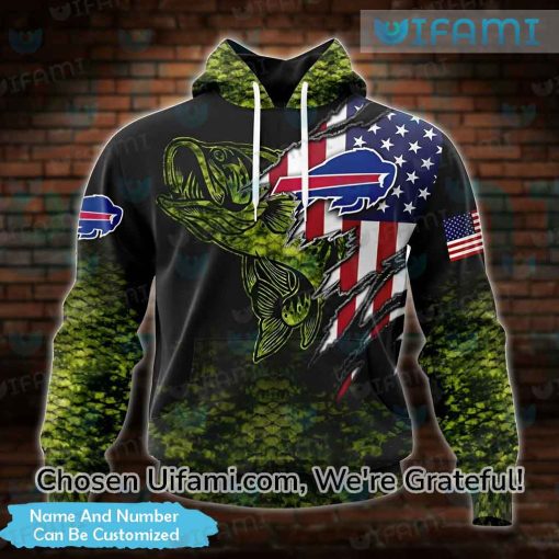 Custom Vintage Buffalo Bills Hoodie 3D Upbeat Buffalo Bills Gifts For Men