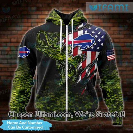 Custom Vintage Buffalo Bills Hoodie 3D Upbeat Buffalo Bills Gifts For Men