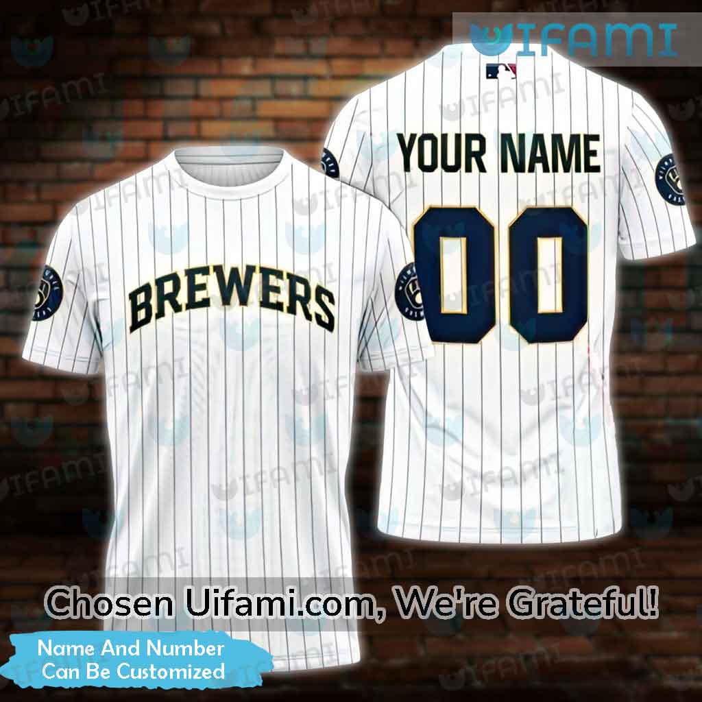 Personalized Milwaukee Brewers Tshirts 3D Discount Brewers Gift