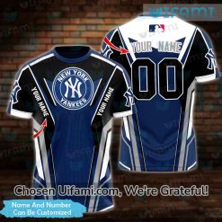 Custom Womens Yankees Shirt 3D Breathtaking Yankees Gift Set