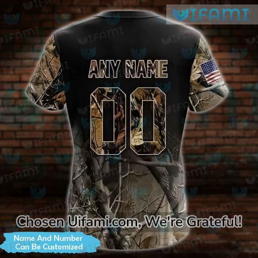 Custom Youth Braves Shirt 3D Stunning Hunting Camo USA Flag Atlanta Braves Gift