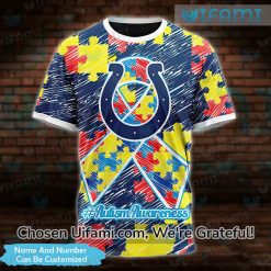 Custom Youth Colts Shirt 3D Radiant Autism NFL Colts Gifts Best selling