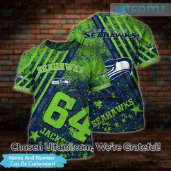 Custom Youth Seahawks Shirt 3D Best Seattle Seahawks Gifts