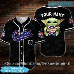 Customizable Cubs Jersey Captivating Baby Yoda Chicago Cubs Gift