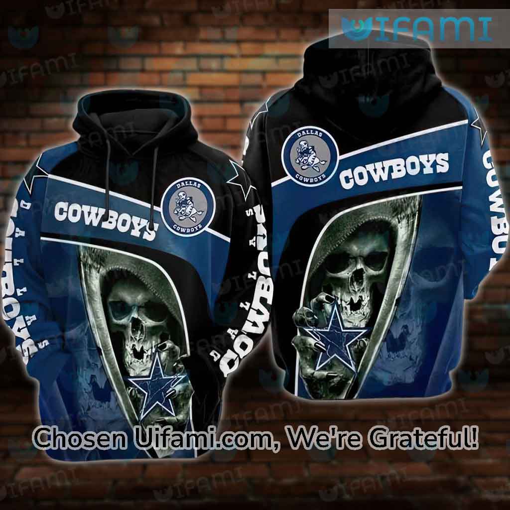 Dallas Cowboys Hoodie Halloween 3D Skull - Dallas Cowboys Home