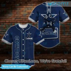 Dallas Cowboys Baseball Style Jersey Spiderman Creative Custom Gifts For Cowboys Fans