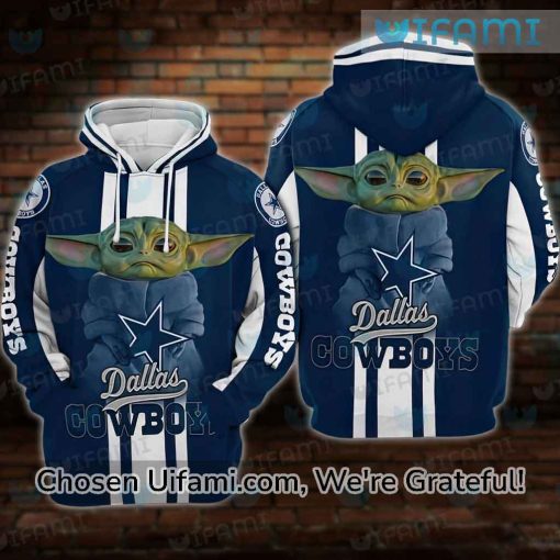 Dallas Cowboys Big And Tall Hoodie 3D Creative Yoda Dallas Cowboys Gifts For Him