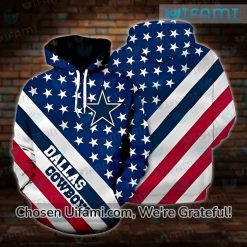 Dallas Cowboys Big And Tall Hoodie 3D USA Flag Unique Cowboys Gifts