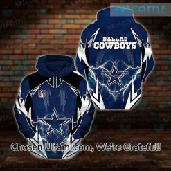 Dallas Cowboys Full Zip Hoodie 3D Vibrant Dallas Cowboys Gift Set