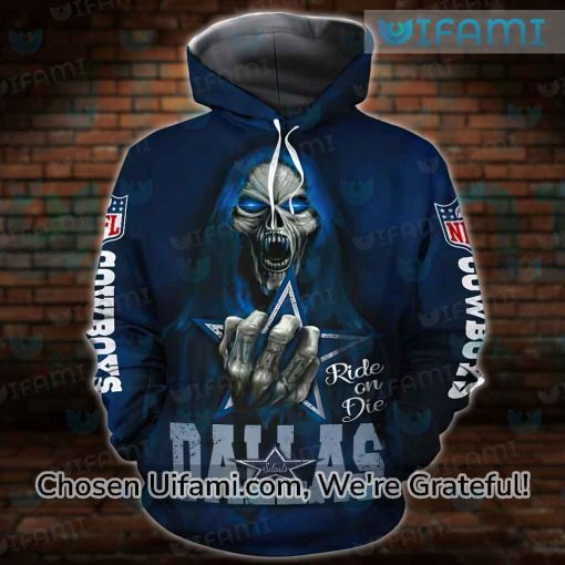 Dallas Cowboys Hoodie 3D Priceless Ride On Die Gifts For Cowboys Fans