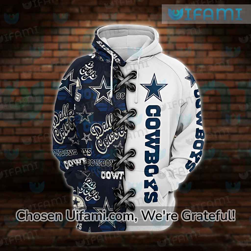 Royal Blue And White Dallas Cowboys 3D Hoodie - Perfect Gifts For Your  Loved Ones