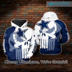 Dallas Cowboys Hoodie 3XL 3D Exciting Punisher Skull Dallas Cowboys Mothers Day Gifts