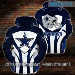 Dallas Cowboys Hoodie Vintage 3D Dazzling Cowboys Gifts For Him