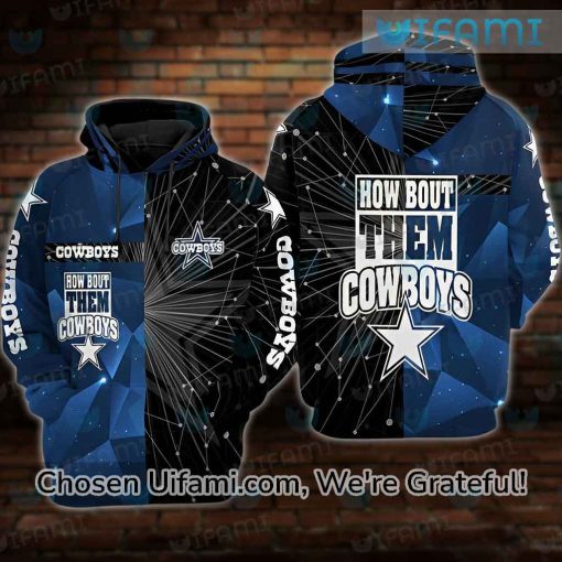Dallas Cowboys Pullover Hoodie 3D Alluring How Bout Them Cowboys Gifts For Her