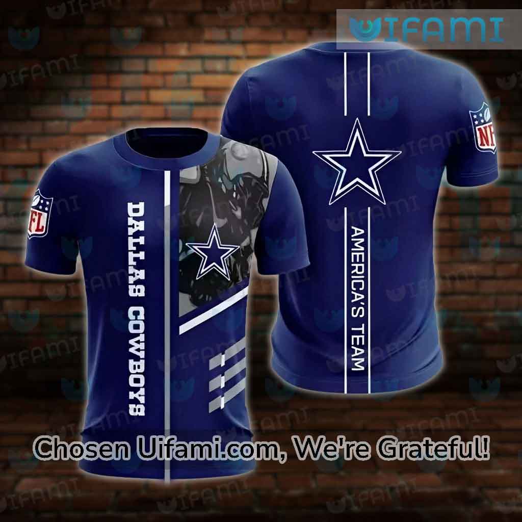 Dallas Cowboys T-Shirt Mens 3D Important America Team Dallas Cowboys Gift  For Women - Personalized Gifts: Family, Sports, Occasions, Trending