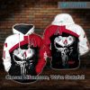 Dbacks Hoodie 3D Lighthearted Punisher Skull Arizona Diamondbacks Gifts