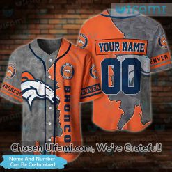 Denver Broncos Baseball Jersey Gorgeous Personalized Broncos Gift