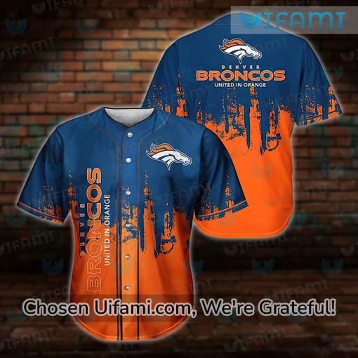 Denver Broncos Baseball Jersey United In Orange Broncos Gift