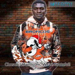 Denver Broncos Hoodie 3D Brilliant Snoopy Christmas Broncos Gifts For Him 5