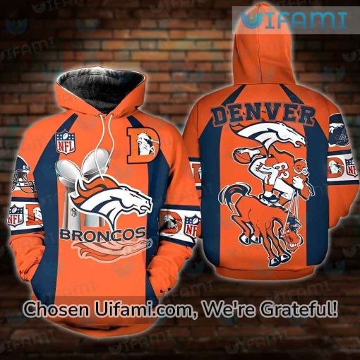 Denver Broncos Mens Hoodie 3D Exquisite Broncos Gift