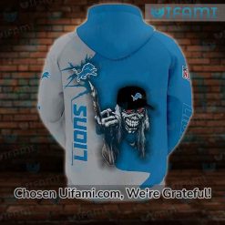 Detroit Lions Hoodie 3D Practical Eddie The Head Detroit Lions Gift 3