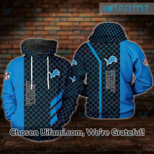 Detroit Lions Zip Hoodie 3D Awesome Gucci Detroit Lions Gift