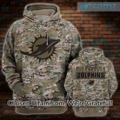 Dolphins Hoodie Vintage 3D Funniest Camo Miami Dolphins Gift