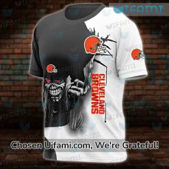 Funny Browns Shirt 3D Eddie The Head Cleveland Browns Gifts For Dad