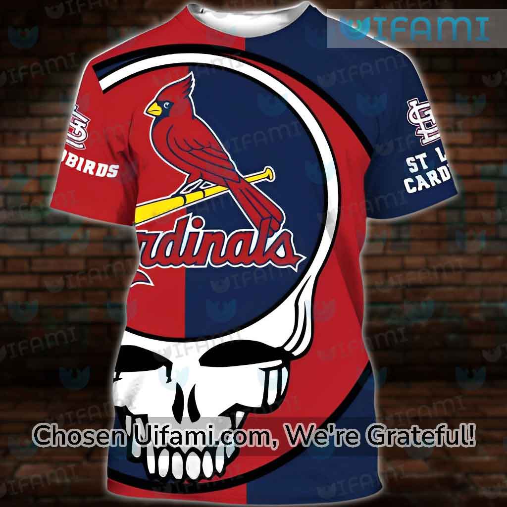Grateful Dead Cardinals Shirt 3D Priceless St Louis Cardinals Gift -  Personalized Gifts: Family, Sports, Occasions, Trending
