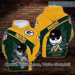 Green Bay Hoodie 3D Jaw-dropping Jack Skellington Fear The Green Bay Packers Gifts For Him